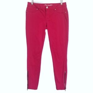 Aeropostale Red Lola Jegging with Zippers 6 Regular